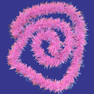 2 MT TEKLİ METALİZE HOLOGRAM PEMBE SİM BAĞ