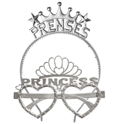 MİKA TAÇ GÖZLÜK PRENSES GÜMÜŞ