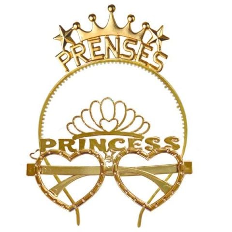 MİKA TAÇ GÖZLÜK PRENSES GOLD