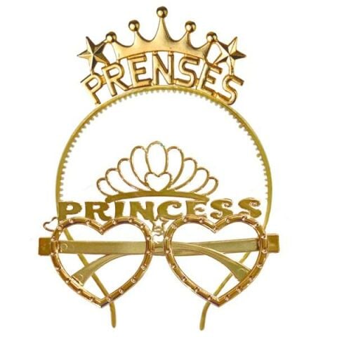 MİKA TAÇ GÖZLÜK PRENSES GOLD