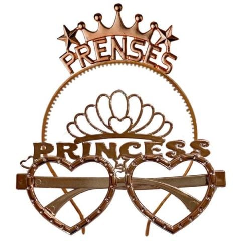 MİKA TAÇ GÖZLÜK PRENSES ROSEGOLD