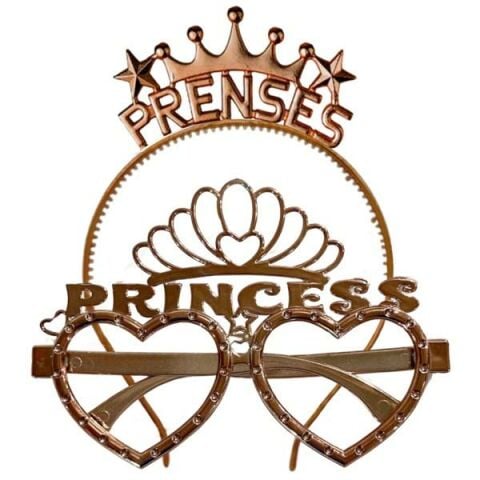 MİKA TAÇ GÖZLÜK PRENSES ROSEGOLD