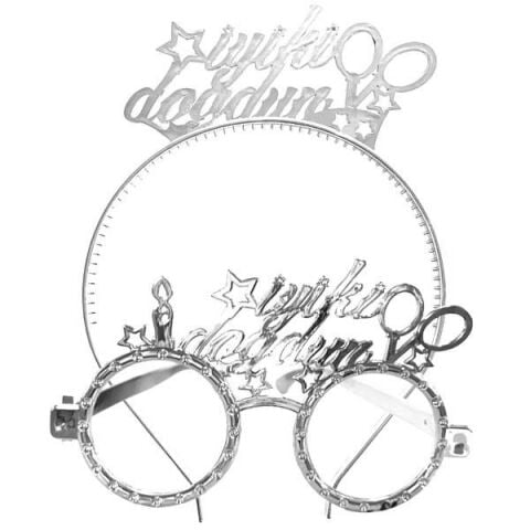 MİKA TAÇ GÖZLÜK İYİKİ DOĞDUN GÜMÜŞ