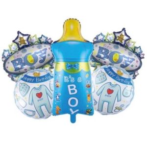 BİBERON MAVİ 5Lİ SET BALON