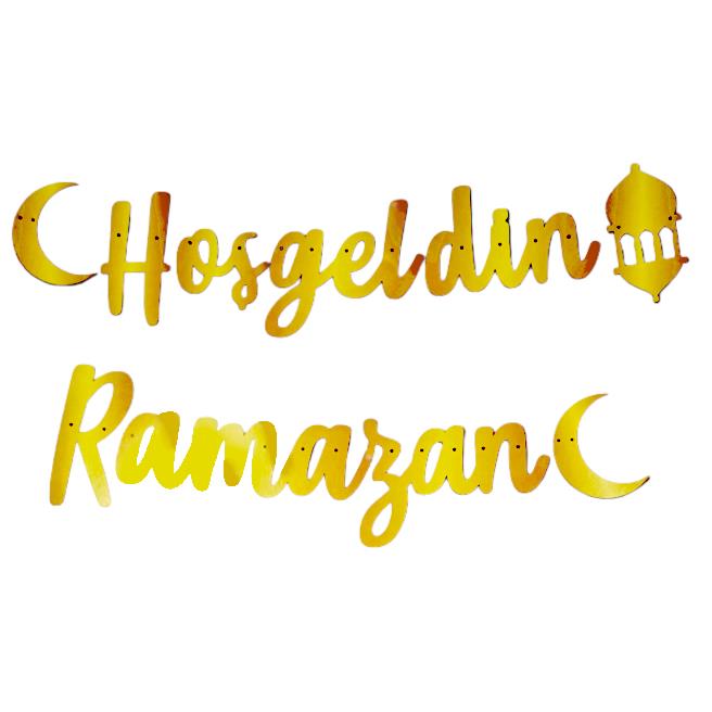 BG KALOGRAFİ HOŞGELDİN RAMAZAN UZAR YAZI