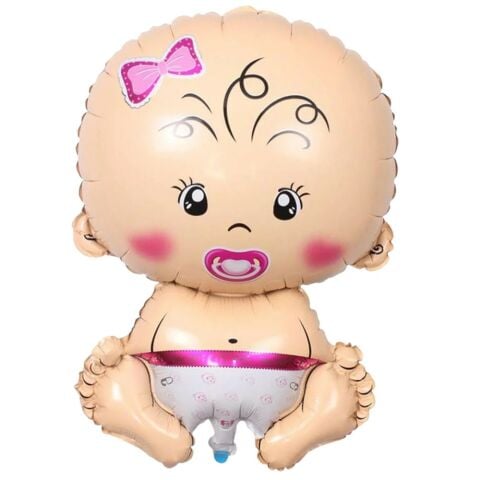 BEBEK PEMBE FOLYO BALON
