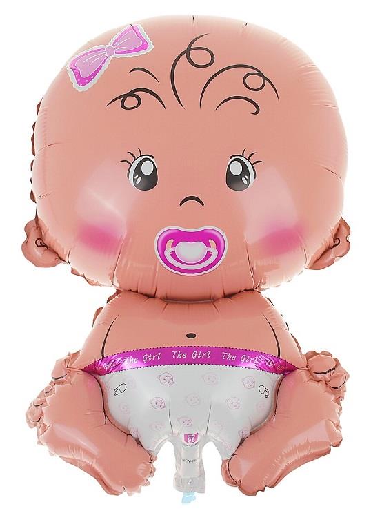 BEBEK PEMBE FOLYO BALON