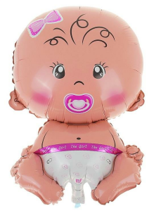 BEBEK PEMBE FOLYO BALON