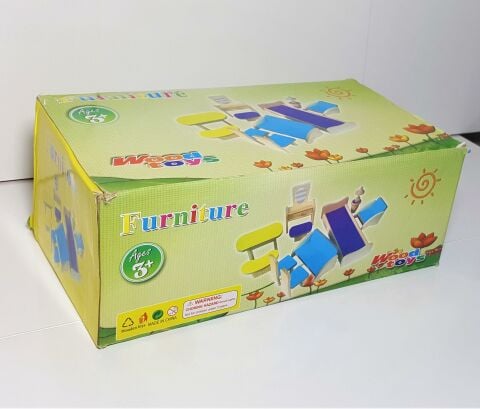 AHŞAP EV EŞYASI OYUNCAK