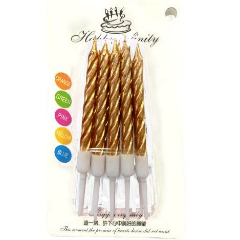 10 LU KÜÇÜK BURGULU ROSEGOLD MUM 7.5 CM PK:50 KL:600