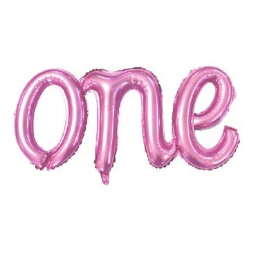 ONE PEMBE FOLYO BALON  50*107