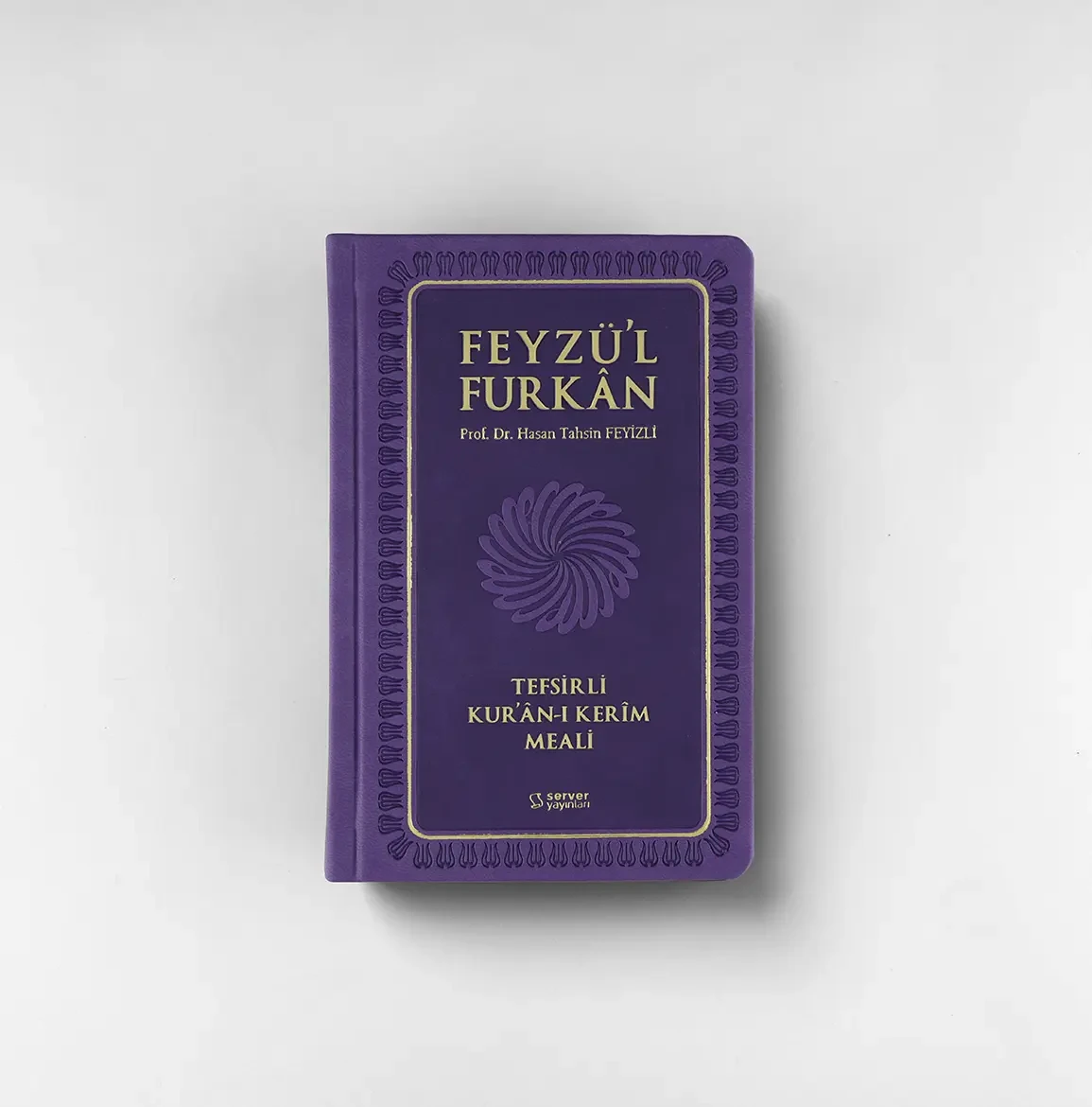 Feyzü'l Furkan Tefsirli Kur'an-ı Kerim Meali (Sempatik Cep Boy - Tefsirli Meal - Ciltli) - Lila