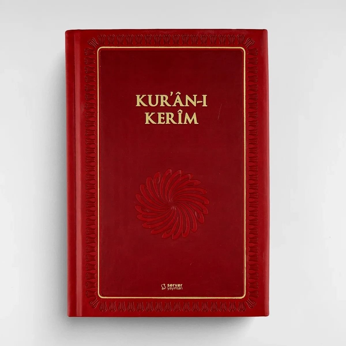 Kur'ân-ı Kerîm (Büyük Boy - Mıklepli Ciltli- Kırmızı)