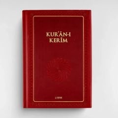 Kur'ân-ı Kerîm (Büyük Boy - Mıklepli Ciltli- Kırmızı)