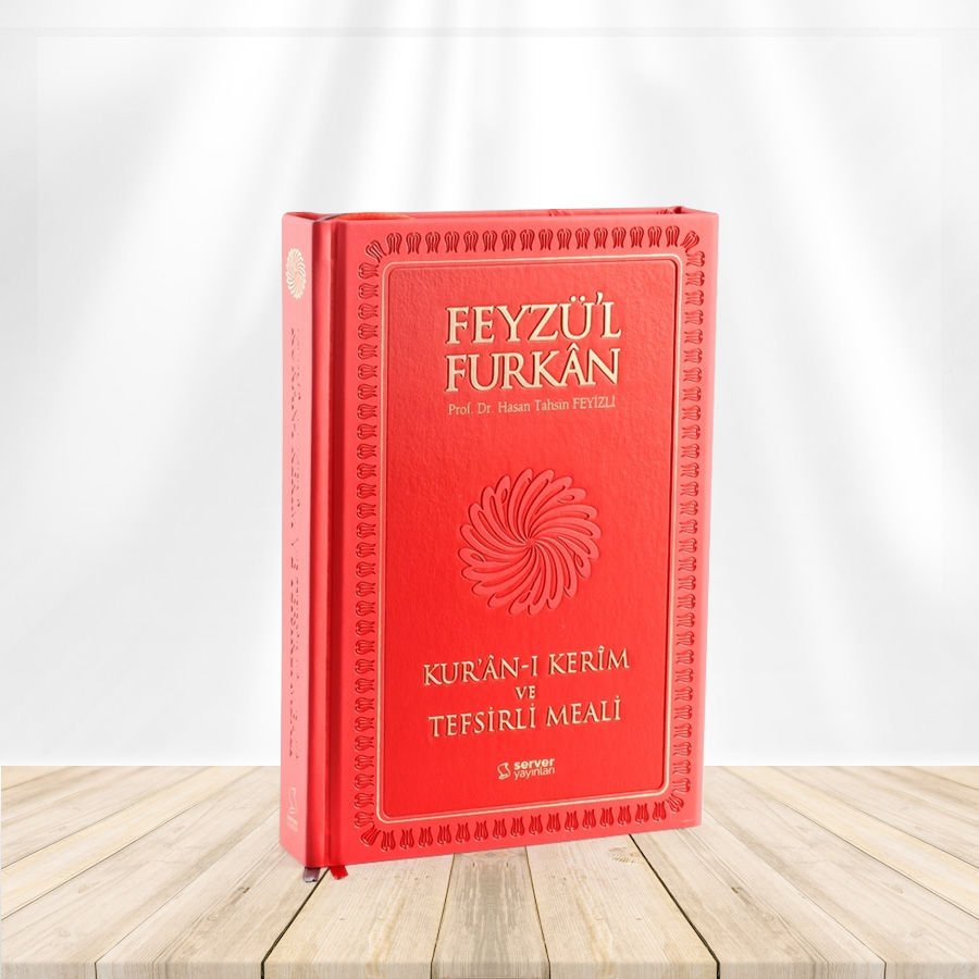 Feyzü'l Furkan Kur'ân-ı Kerîm ve Tefsirli Meali (Orta Boy - Mushaf ve Meal) [MIKLEPLİ CİLTLİ] - PEMBE