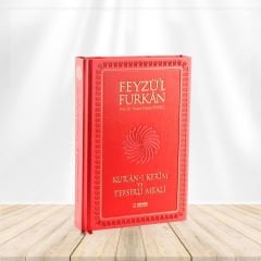 Feyzü'l Furkan Kur'ân-ı Kerîm ve Tefsirli Meali (Orta Boy - Mushaf ve Meal) [MIKLEPLİ CİLTLİ] - PEMBE