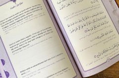 DUA (Evrâd-ı Şerîfe) Büyük Boy - Arapça+Türkçe - LİLA (Genişletilmiş yeni baskı)