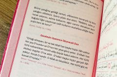 DUA (Evrâd-ı Şerîfe) Cep Boy Arapça+Türkçe - BORDO (Genişletilmiş yeni baskı)