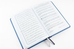 Feyzü'l Furkan Kur'an-ı Kerim ve Tefsirli Meali (Sempatik Cep Boy - Ciltli) Lacivert
