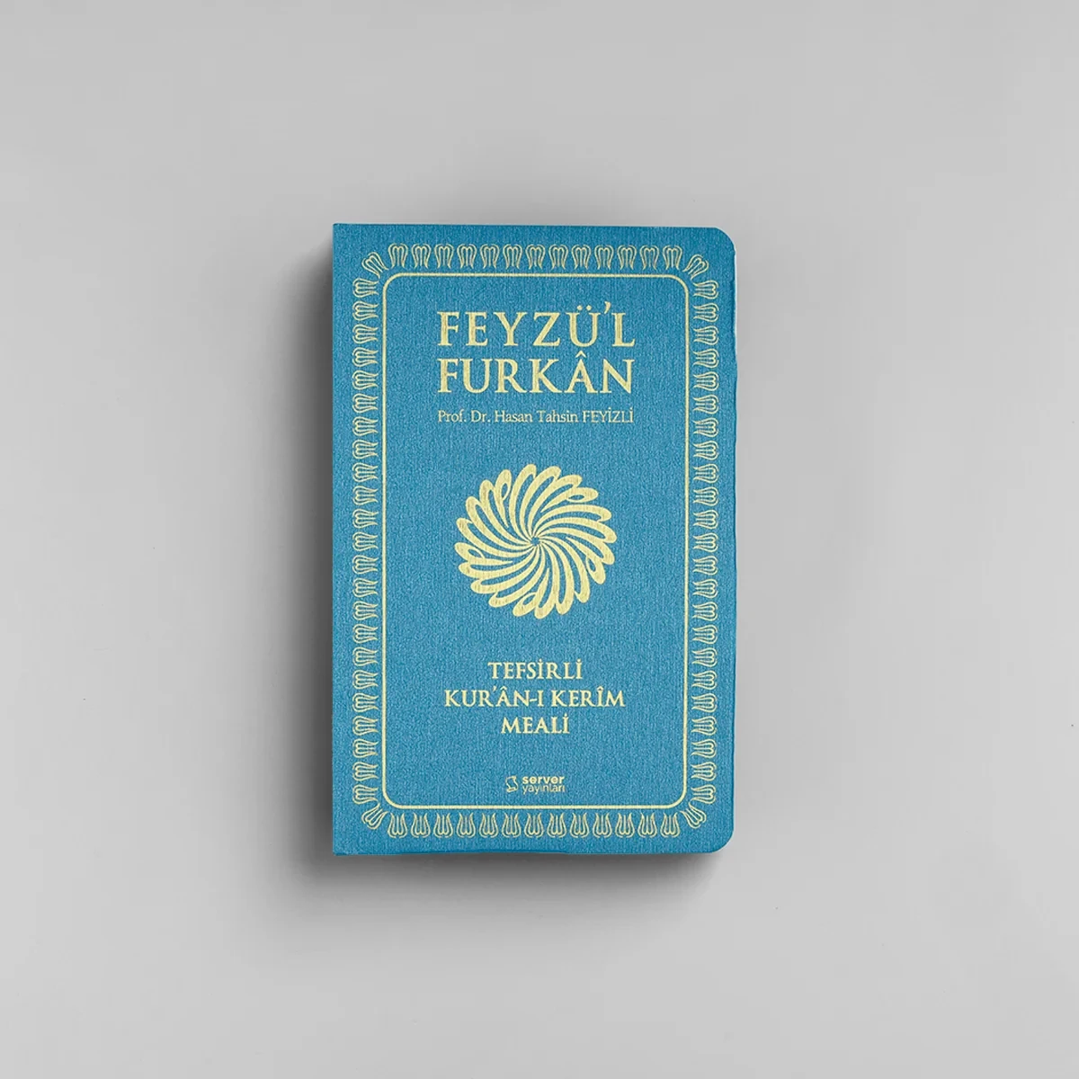 Feyzü'l Furkan Tefsirli Kur'an-ı Kerim Meali (Sempatik Cep Boy - İnce Cilt) Turkuaz