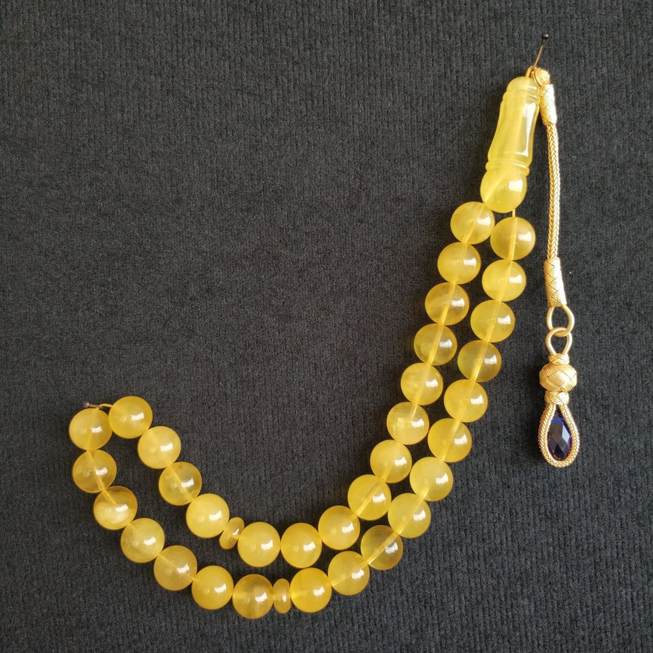 10 mm Küre Model Damla Kehribar Tespih