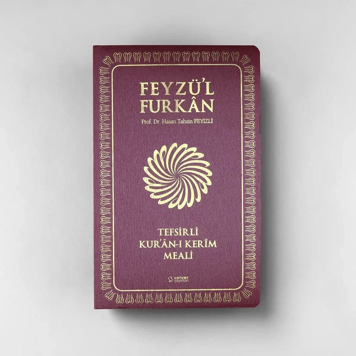 Feyzü'l Furkan Tefsirli Kur'an-ı Kerim Meali (Sempatik Cep Boy - İnce Cilt) Bordo