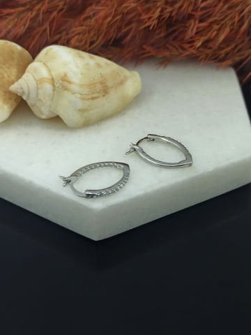 925 Ayar Zirkon Taşlı Gümüş Küpe