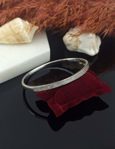 925 Ayar Zirkon Taşlı Gümüş Bilezik