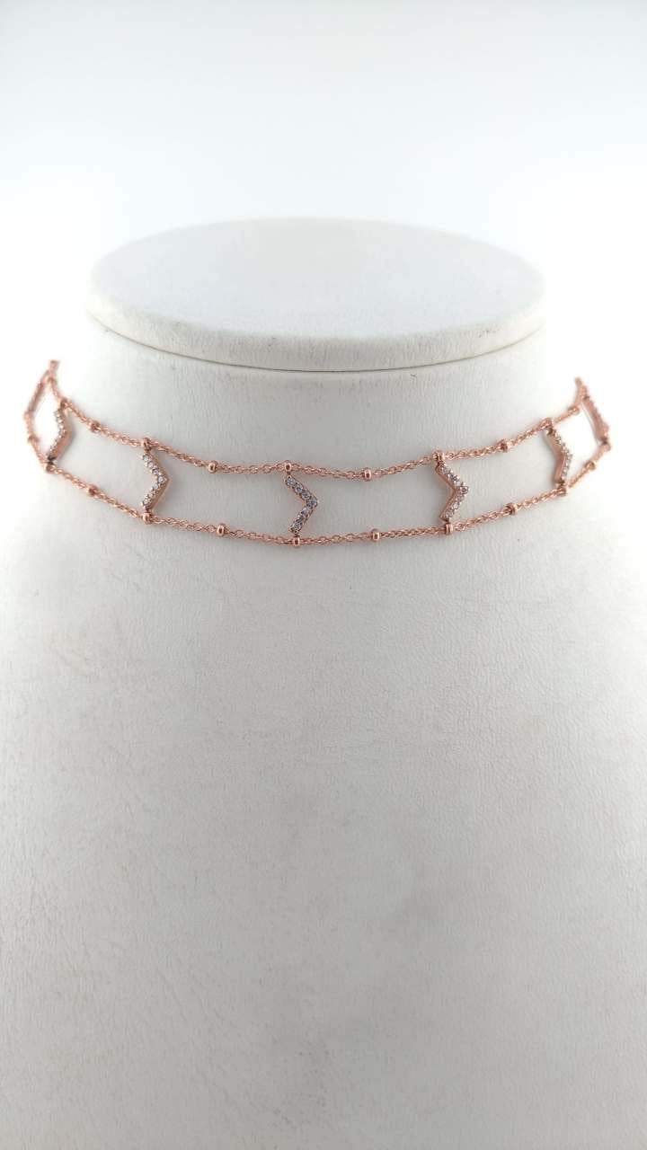 925 Ayar Choker Gümüş Kolye