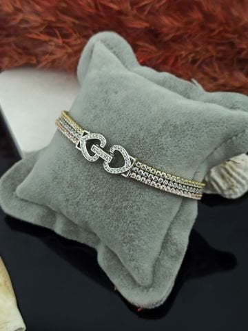 925 Ayar Zirkon Taşlı Gümüş Bileklik