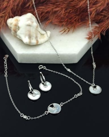 925 Ayar Üçlü Gümüş Set