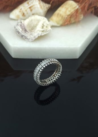 925 Ayar Zirkon Taşlı Gümüş Yüzük