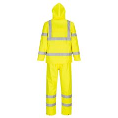 Portwest Hi-Vis Pratik Yağmurluk Pantolon Ceket Takım Reflektörlü Sarı