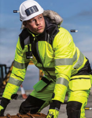 Portwest PW369 Hi-Vis Kışlık Parka Ceket Sarı