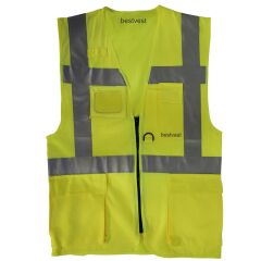 Bestvest Sarı Reflektörlü Mühendis Yeleği