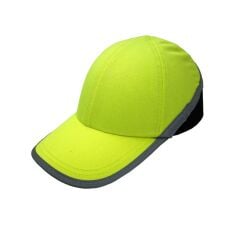 Essafe GE 1002 Hi-vis Bump Cap Darbe Emici Kep Baret Şapka Reflektörlü Sarı