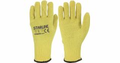 Starline E-636550 250° Yüksek Isı Temasına Dayanıklı Çift Katlı Aramid (Kevlar) Eldiven EN388-234XX EN407-423XXX