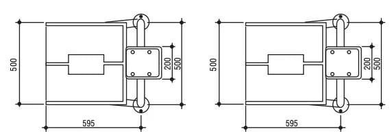 Sabit Atlama Platformu P.Ç. Ø 42 mm -  H=700 mm -304 K.