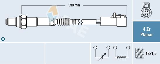 OKSIJEN SENSORU FOCUS CMAX 04 FOCUS II 05 VOLVO C30 07 12 S40 04 S80 I 03 06 XC90 I 275 2.5 T AWD 02 14 2.5T