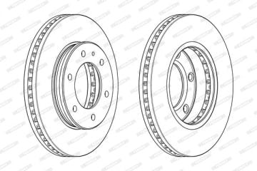 ON FREN DISKI FORD RANGER TKE 2.2-3.2 11 MAZDA BT 50 2.2TDCI 12 /