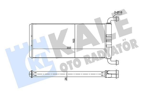 KALORIFER RADYATORU MERCEDES SPRINTER B906 . VW CRAFTER 30-35-50