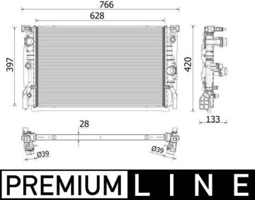 MOTOR SU RADYATORU PREMIUM LINE BMW G30 16 20 G32 18 20 G11 G12 16 19 G14 18 20