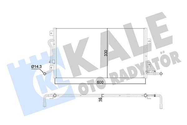 KLIMA RADYATORU KONDANSER FIESTA FUSION 1.25 1.4 1.6 1.4TDCI 02 08 MAZDA 2 125 1.4