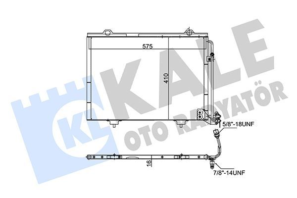 KLIMA RADYATORU MERCEDES W202 S202 C208 A208 W210 S210 R170