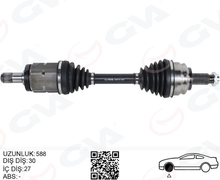 KOMPLE AKS ÖN SOL BMW X5 E53 00 588MM