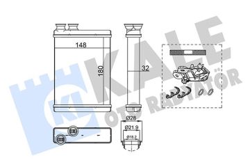 KALORİFER BRAZING PEUGEOT 308 II-308 SW II KALORİFER