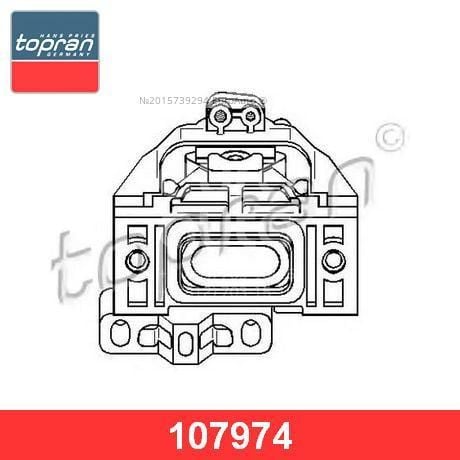 Vw Motor Takozu Sağ Üst 1.9 TDİ Bora Golf4 Audi3 Toledo Topran 107974001 Germany 1J0199262BF BE AR-TAH-3