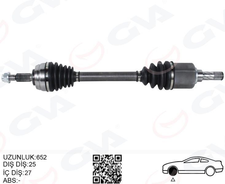 ON AKS SOL KOMPLE DACIA DUSTER 10 1.5 dCi 4x4 6 ileri