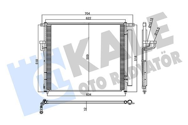 KLIMA RADYATORU KONDENSERİ RANGER 2.2 TDCI 11 MAZDA B2500 2.2 - 2.5 TDCI 1 MAZDA B2500 2.2 - 2.5 TDCI 11 353165