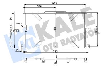 KLIMA RADYATORU DT244 DT224 DEFENDER L316 07 16